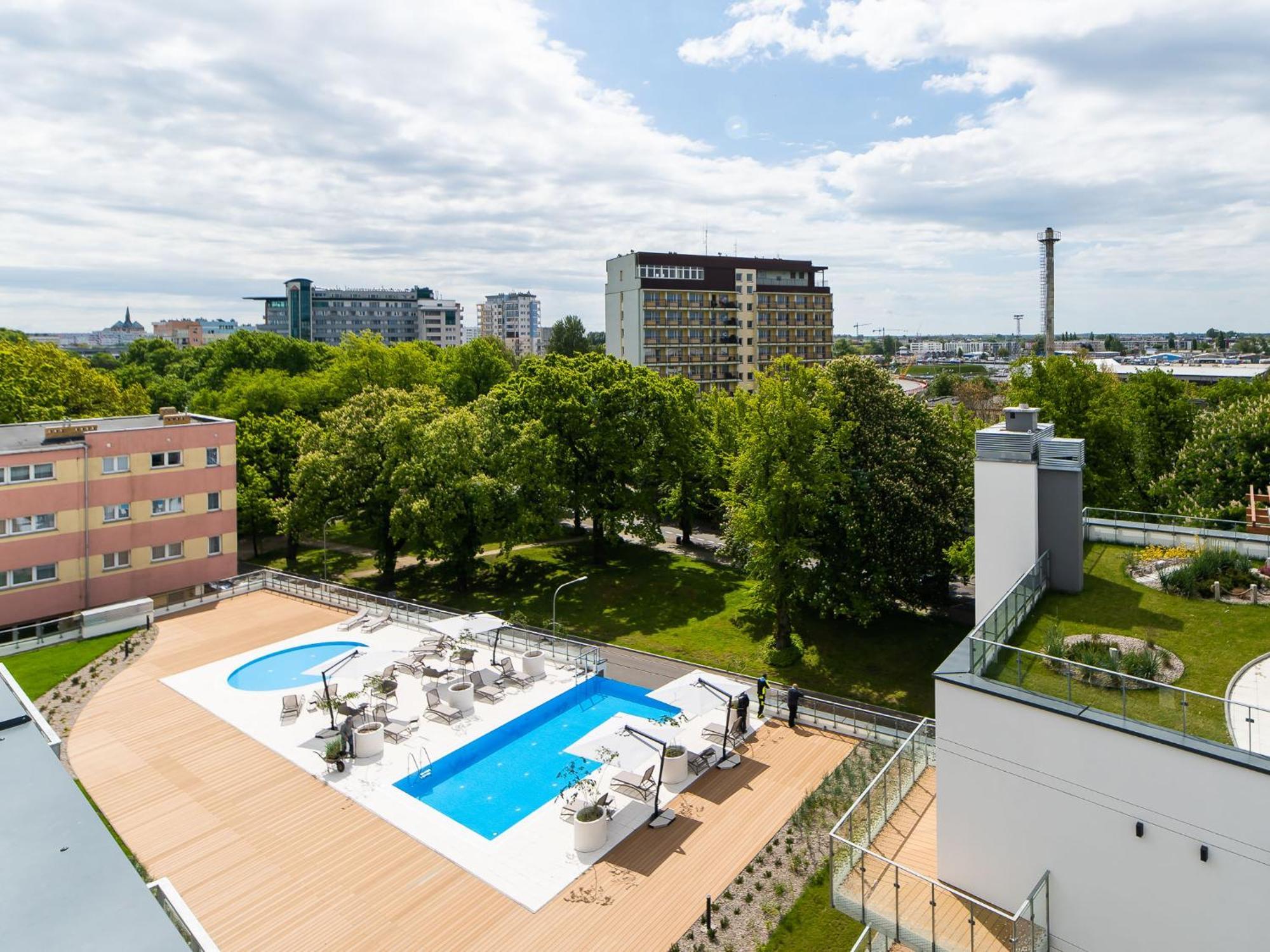 Faro Apartamenty Nadmorskie Tarasy Spa Przy Latarni I Molo Baseny, Sauny, Fitness I Parking W Cenie Kołobrzeg Eksteriør billede