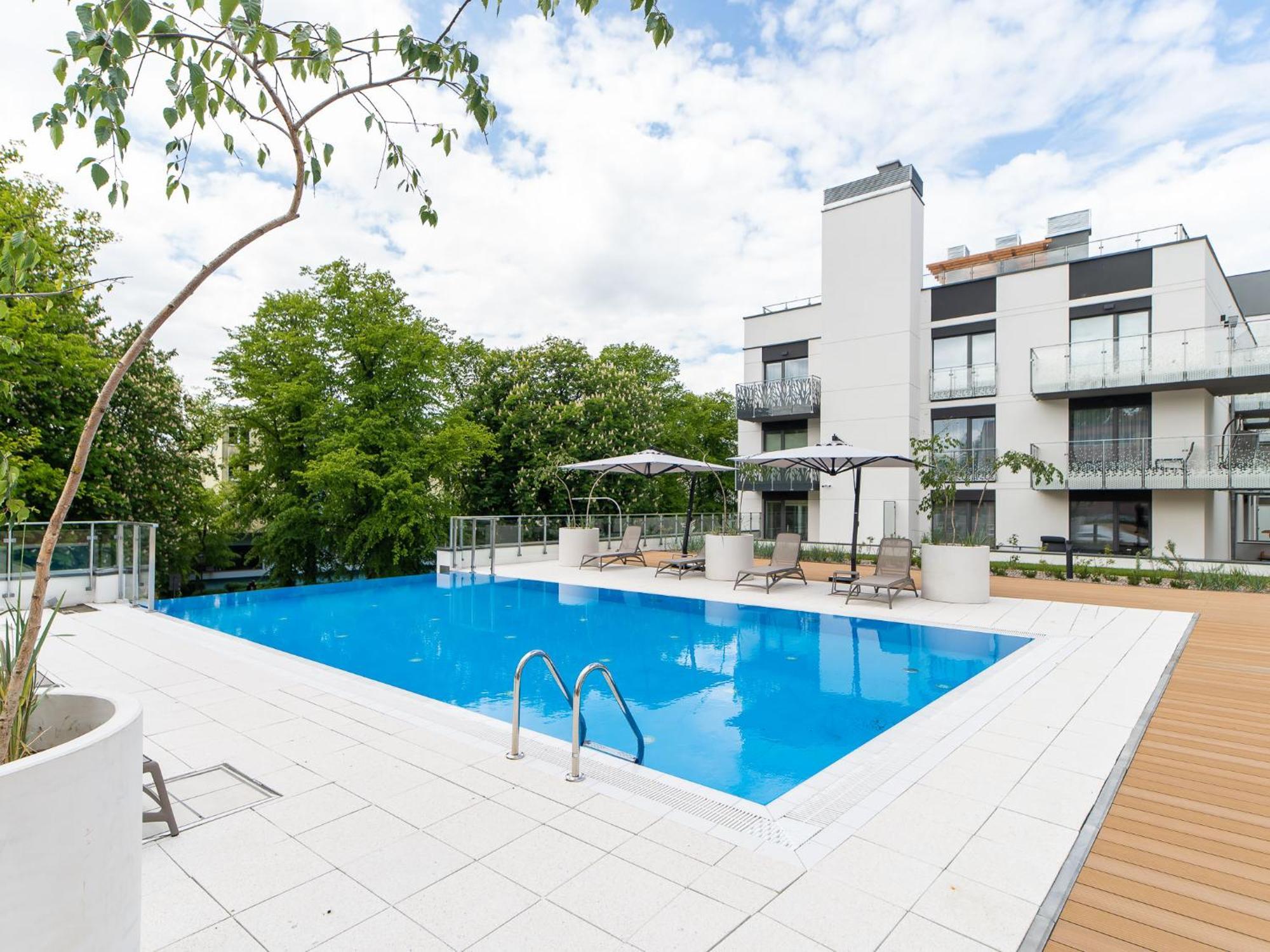 Faro Apartamenty Nadmorskie Tarasy Spa Przy Latarni I Molo Baseny, Sauny, Fitness I Parking W Cenie Kołobrzeg Eksteriør billede