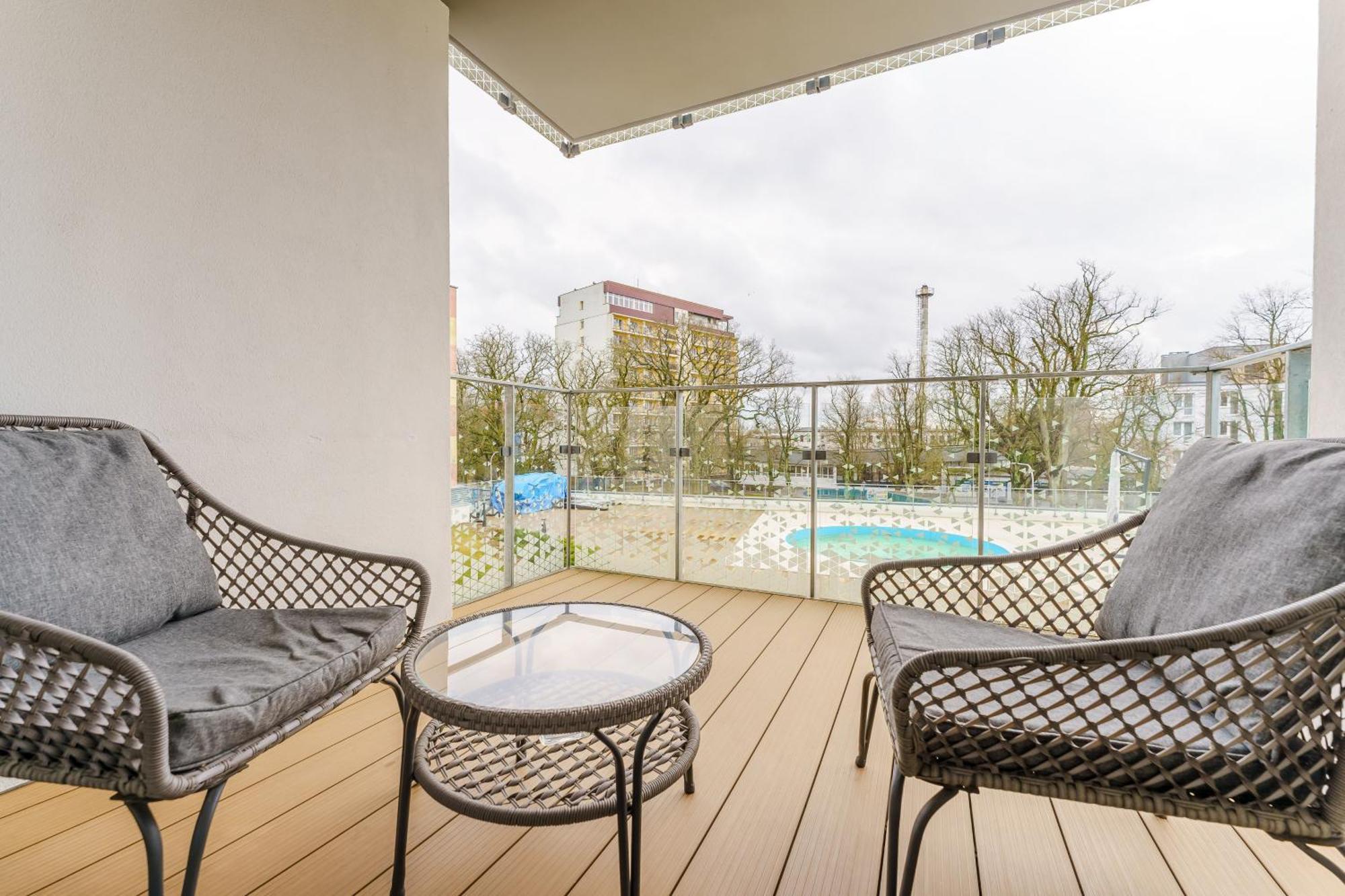 Faro Apartamenty Nadmorskie Tarasy Spa Przy Latarni I Molo Baseny, Sauny, Fitness I Parking W Cenie Kołobrzeg Værelse billede