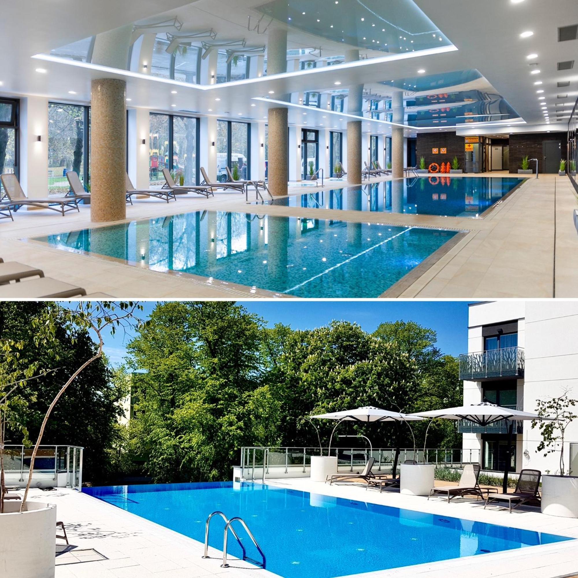 Faro Apartamenty Nadmorskie Tarasy Spa Przy Latarni I Molo Baseny, Sauny, Fitness I Parking W Cenie Kołobrzeg Eksteriør billede