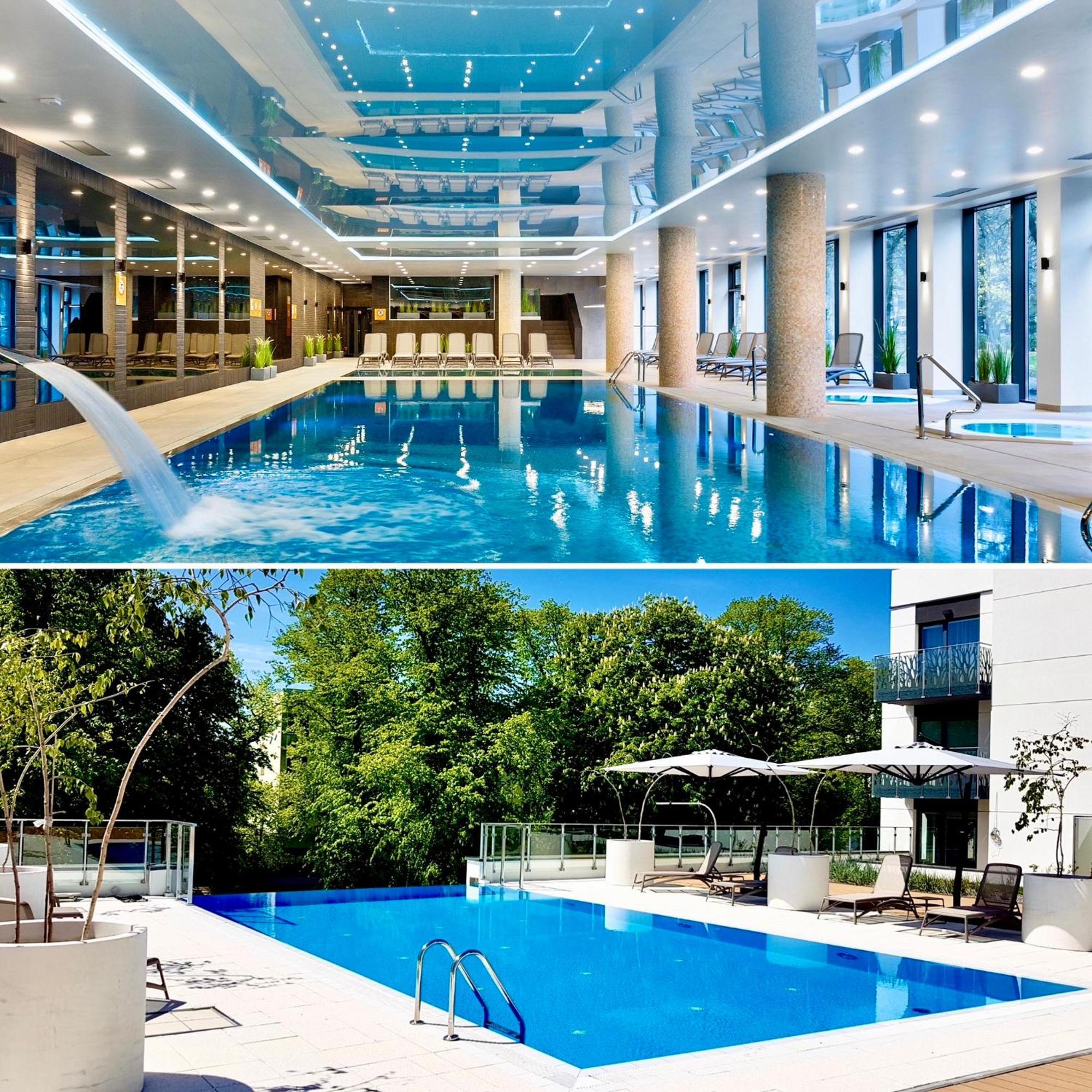 Faro Apartamenty Nadmorskie Tarasy Spa Przy Latarni I Molo Baseny, Sauny, Fitness I Parking W Cenie Kołobrzeg Eksteriør billede